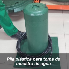 Pila Plástica para toma de Muestra de Agua Fabricada en Polipropileno Material Garantizado para contacto con Medicamentos y Alimentos garantizando la toma de la muestra de agua sin contaminación resistente al impacto alta resistencia Pila Metálica Pila en Concreto Pila para toma de Muestra en Concreto plástico Pila en Aluminio Pila en fierro plástico Fabricantes de Pila Plástica Proveedor de Pila Plástica