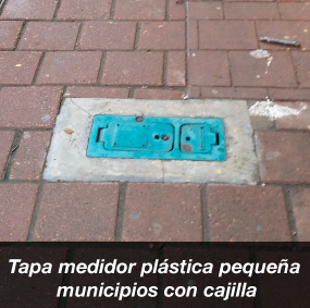 Tapa Medidor Plástica pequeña Municipios con Cajilla Tapas para contadores de agua  Tapa para contador de agua  Cajas para medidores de agua potable  Caja para contador de agua  Precio  Cajas metálicas para medidores de agua  Caja metálica para medidor de agua  Caja para medidor de agua  Precio  Cajas para medidores de acueducto  Medidor con cajilla plástica  Desagües  Alcantarillado  Acueducto   Medidores agua potable   Aguas negras  Seguridad anti vandálico   Tapa Metálica Homologados por la empresa de acueducto y alcantarillado de Bogotá  Polipropileno    Tapa cajilla  Tapa medidor verde negra  Tapa plástica para medidor con sistema de seguridad o sin sistema de seguridad homologados para ciudades y municipios anti robo con cajilla plástica con visor de seguridad tapa medidor plásticos estructurales  Tapa medidor  Tapa en concreto  Tapa metálica 