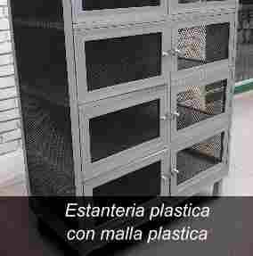 estanteria plastica con malla mueble plastico con malla plastica para alimentos invima fda medicamentos plástica higienica  plastic shelf  with  plastic mesh for food 