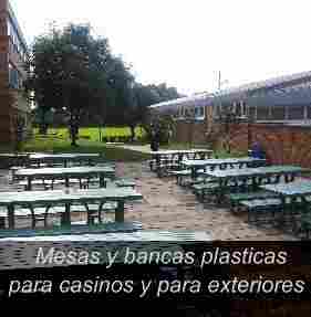 mesas plastica amoblamiento casino colegios campamentos militares mina petroleo exteriores inoxidable polipropileno plastic table hard work 