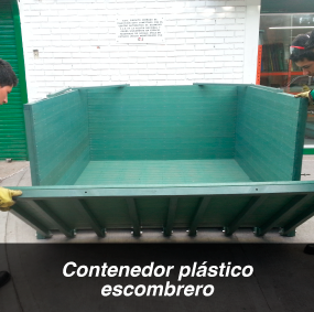 Contenedor plástico Escombrero Contenedores plásticos, Contenedor plástico, Contenedor hermético, Contenedor para químicos, Contenedor en acero inoxidable, Contenedor metálico, Contenedor para acidos, Contenedor en polipropileno, Contenedor antiderrame, Estiba antiderrame, Estiba anti derrame, Cajón para químicos, Contenedor para químicos, Cajón para ácidos, Contenedor escombrero, Contenedor plástico para escombros, Contenedor plegable, Contenedor plástico plegable, Contenedor plástico para alimentos